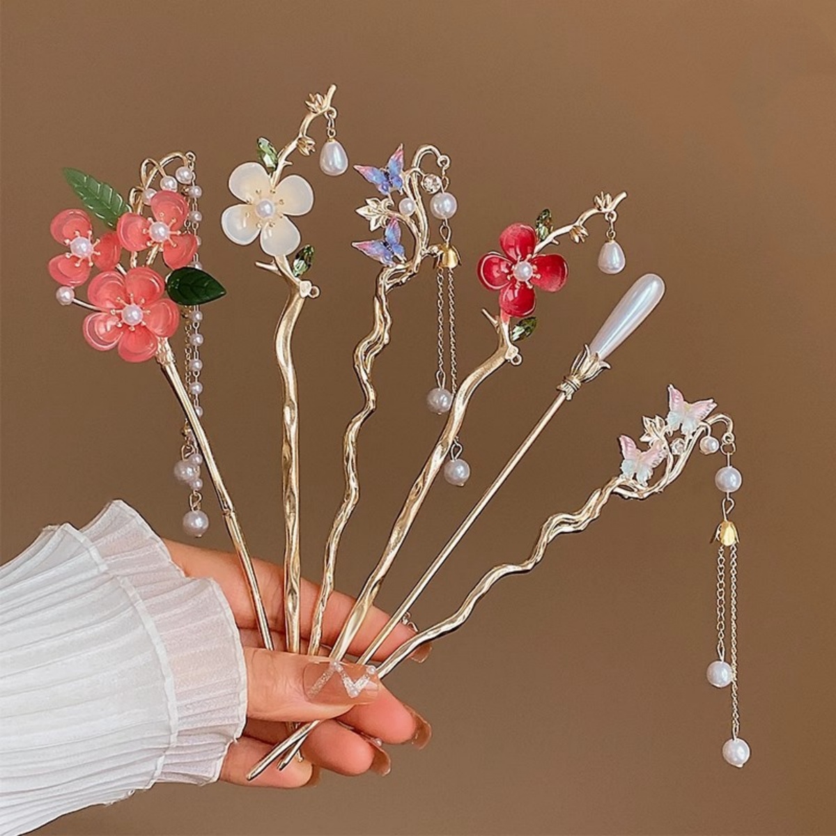 Florist Supplies - 2025 New Flower Hairpin For Women