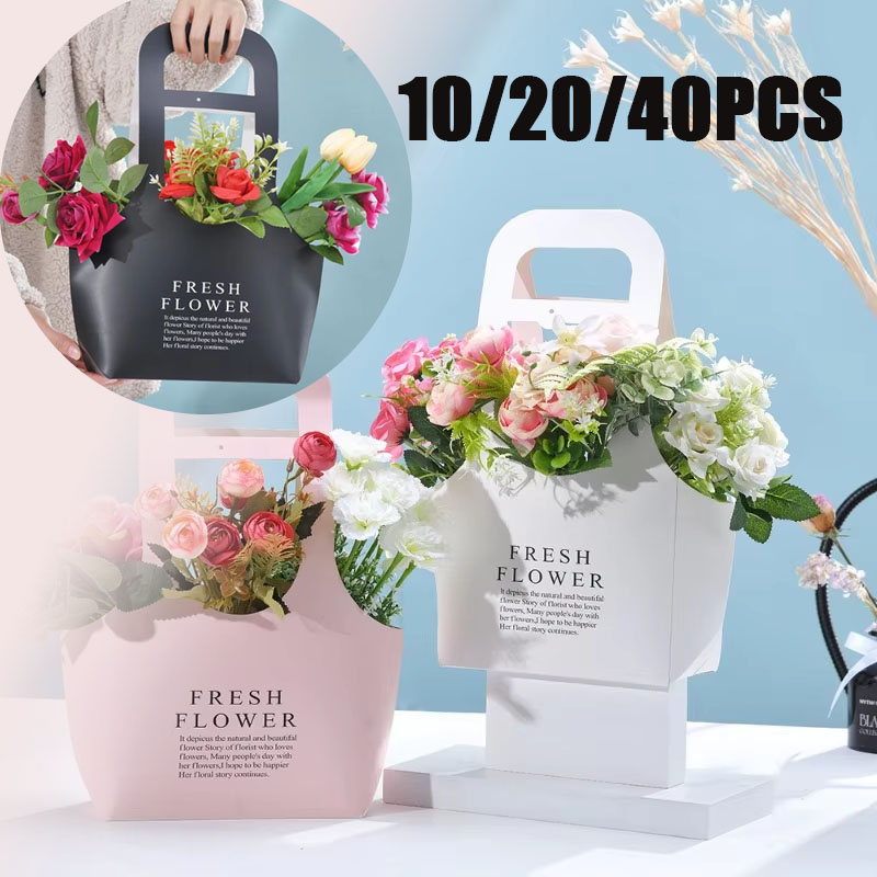 10-40PCS One Size Kraft Paper  - Flower Wrap Kraft ulasan dan harga