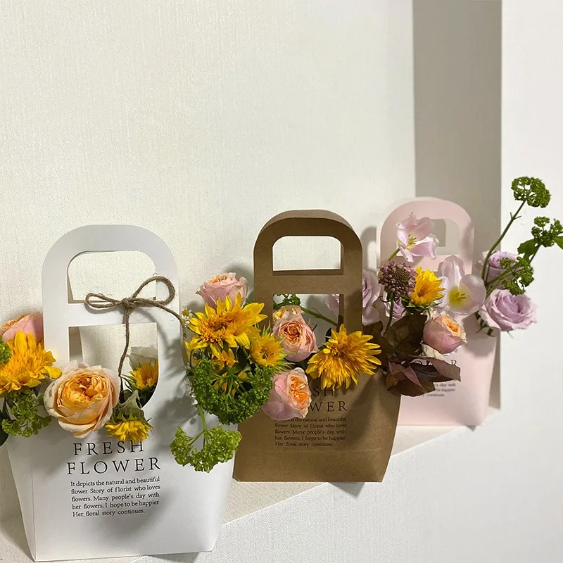 10-40PCS One Size Kraft Paper  - Flower Wrap Kraft ulasan dan harga