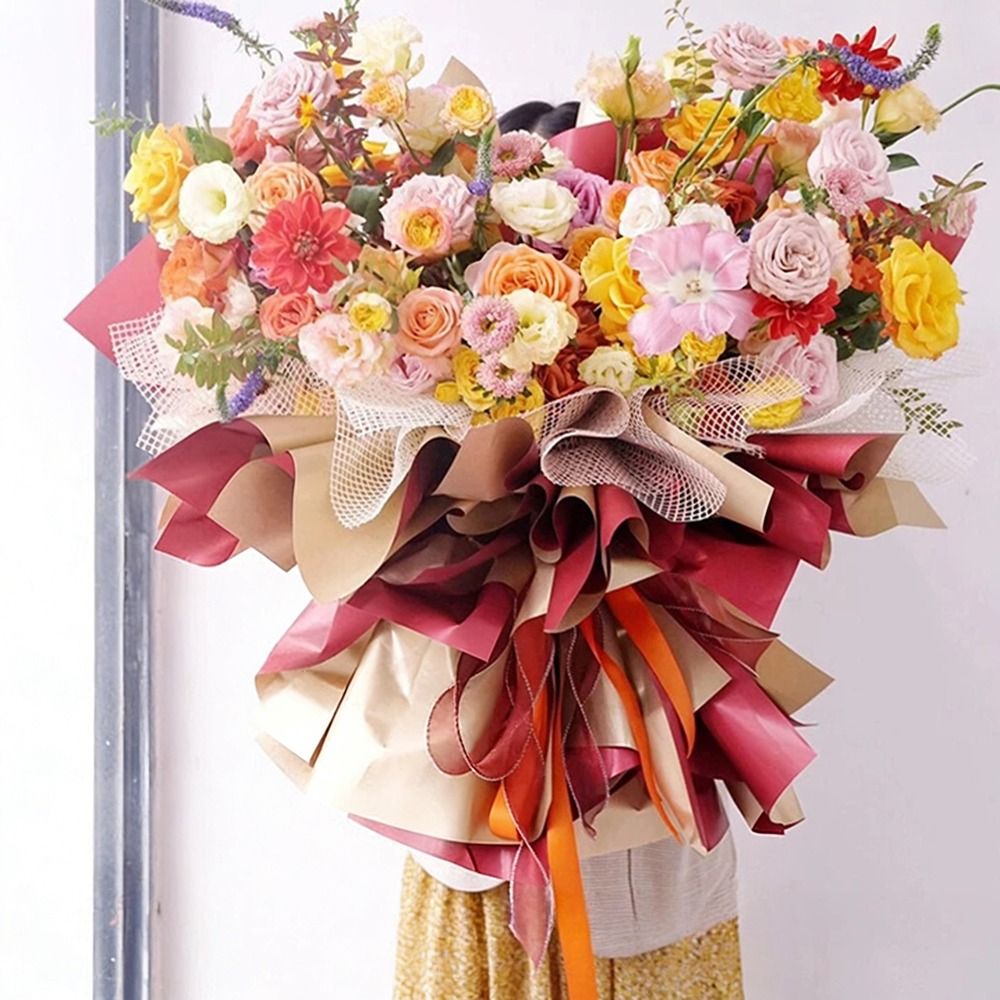 50cm Wide Fresh Flower Wrappin - Flower Wrap Kraft ulasan dan harga