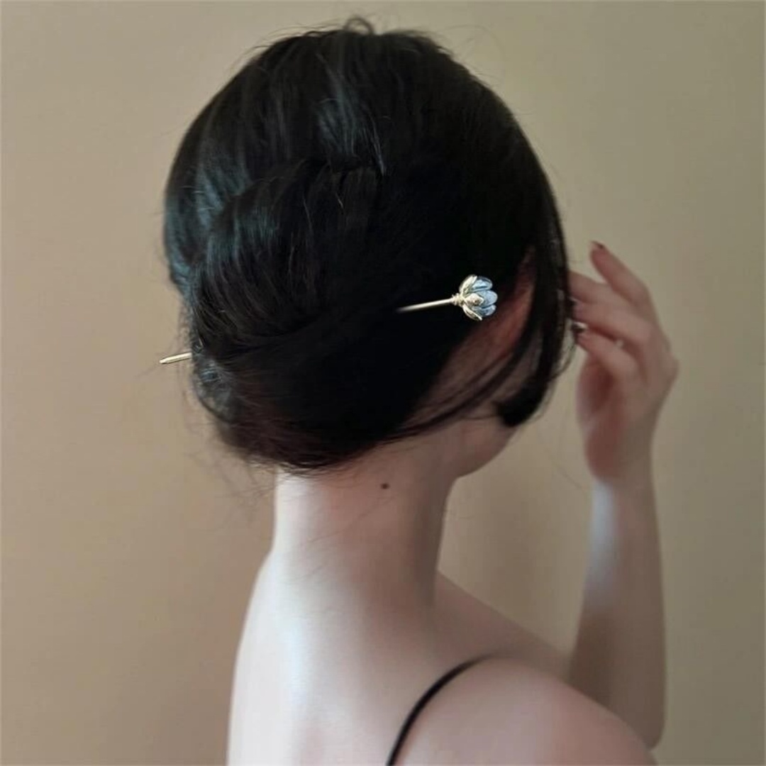 Blue Flower Hairpin, Daily Hai - Florist Supplies ulasan dan harga