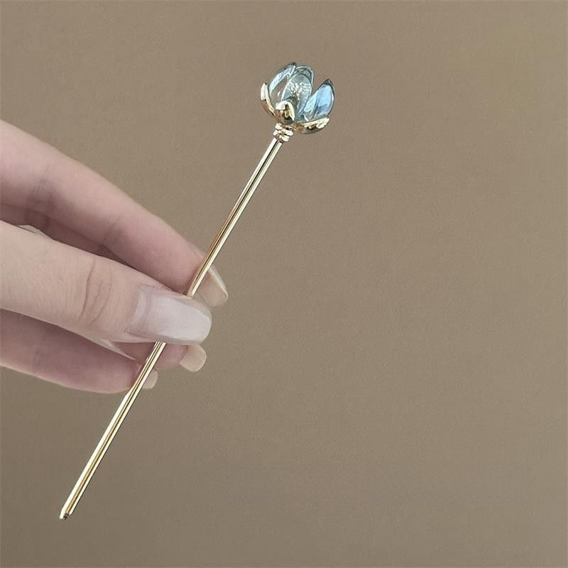 Blue Flower Hairpin, Daily Hai - Florist Supplies ulasan dan harga