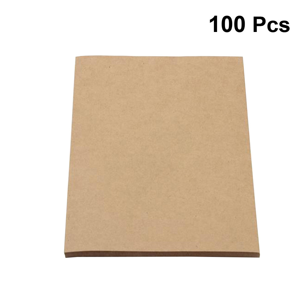 100Pcs Kraft Paper Gift Wraps  - Flower Wrap Kraft ulasan dan harga