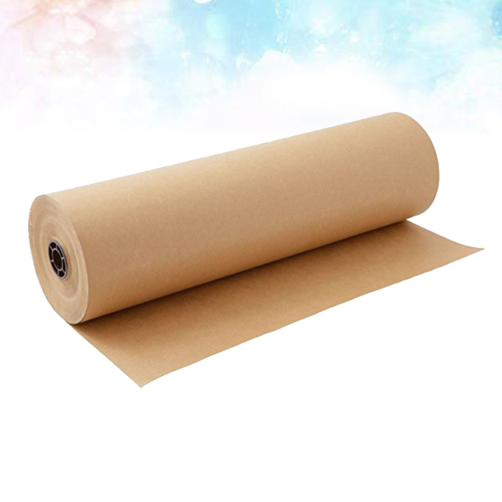 Strong Kraft Paper Roll Retro  - Flower Wrap Kraft ulasan dan harga
