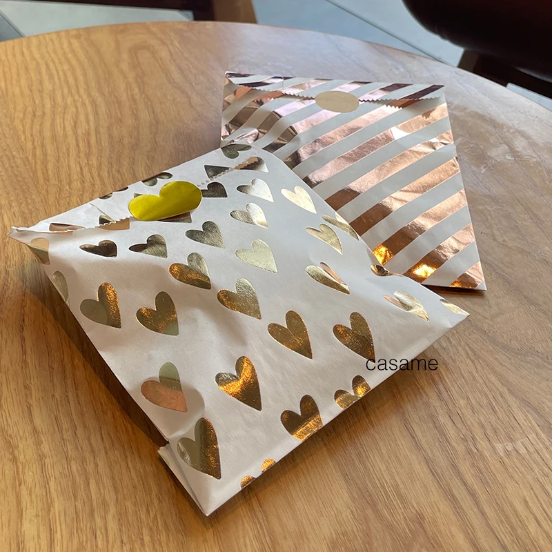 25pcs Kraft Paper Bags Candy B - Flower Wrap Kraft ulasan dan harga
