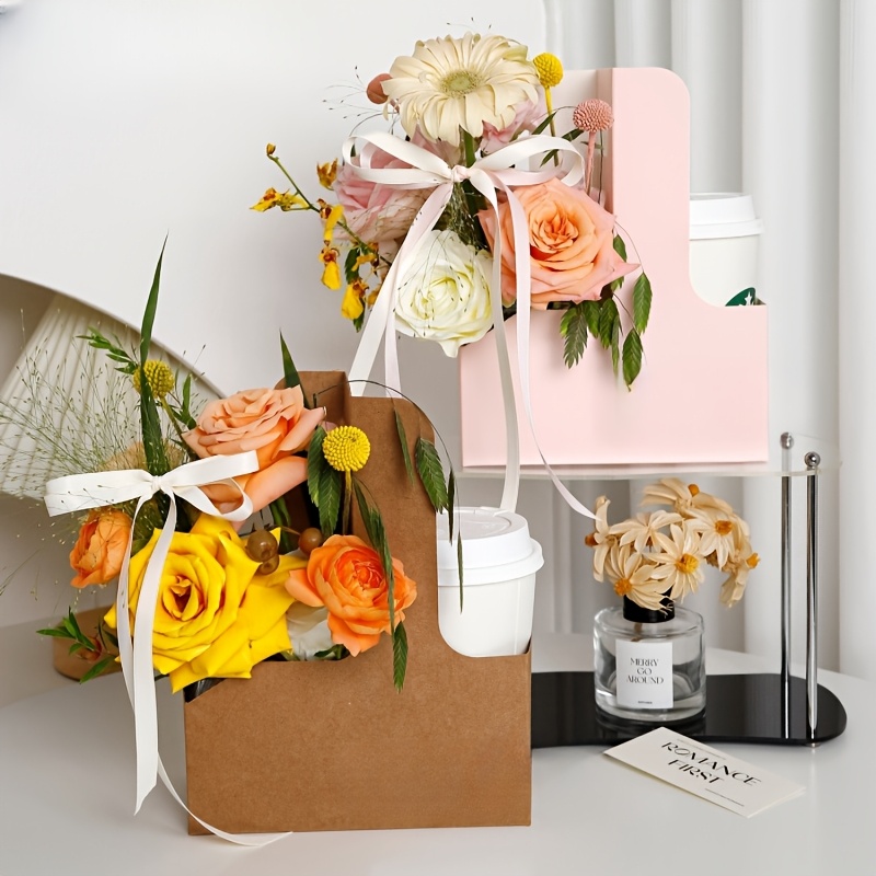 12pcs Pink Kraft Flower Gift B - Flower Wrap Kraft ulasan dan harga
