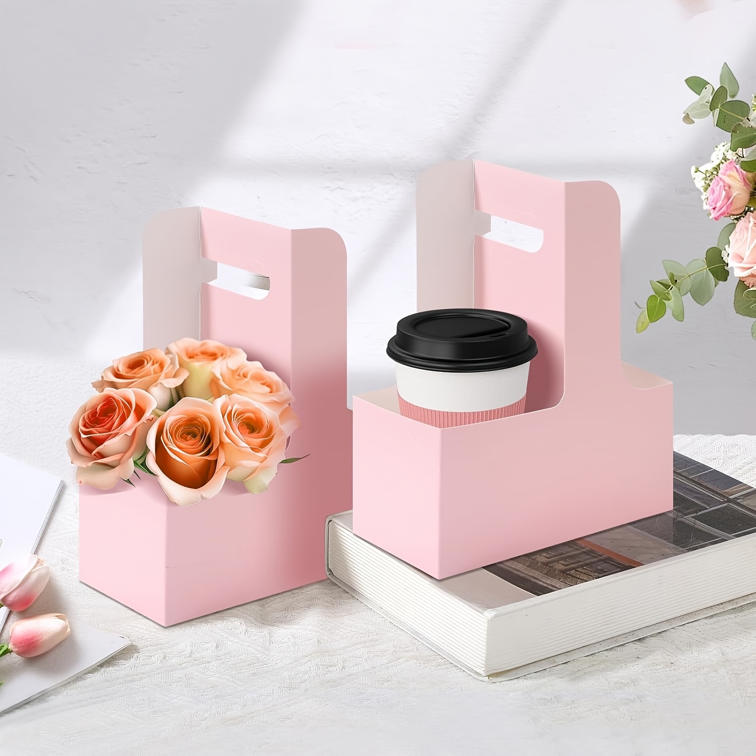 12pcs Pink Kraft Flower Gift B - Flower Wrap Kraft ulasan dan harga