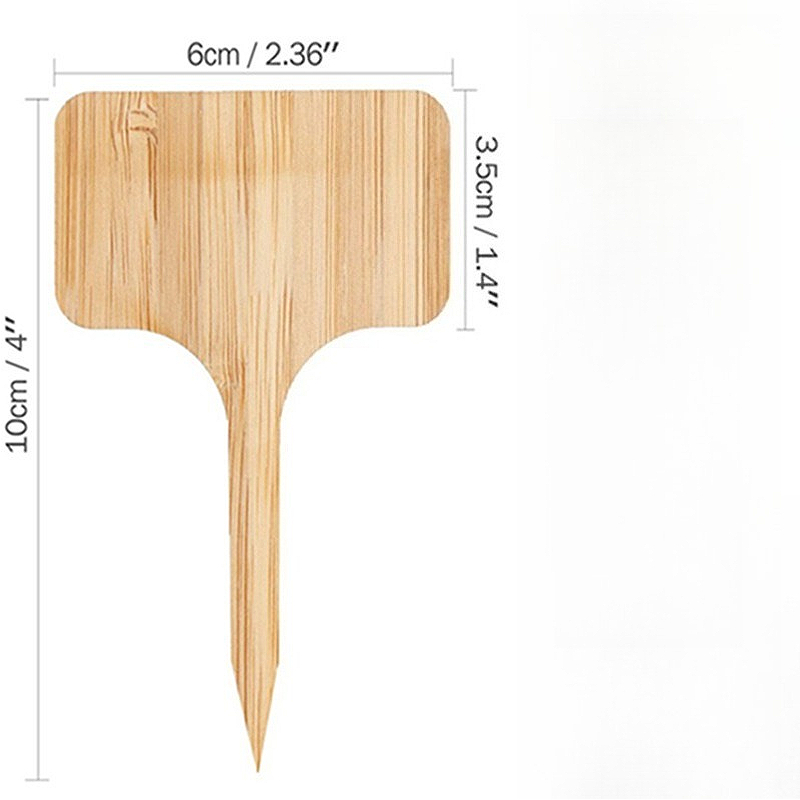 100Pcs Wooden Plant Tag Stakes - Floral Picks Wood ulasan dan harga